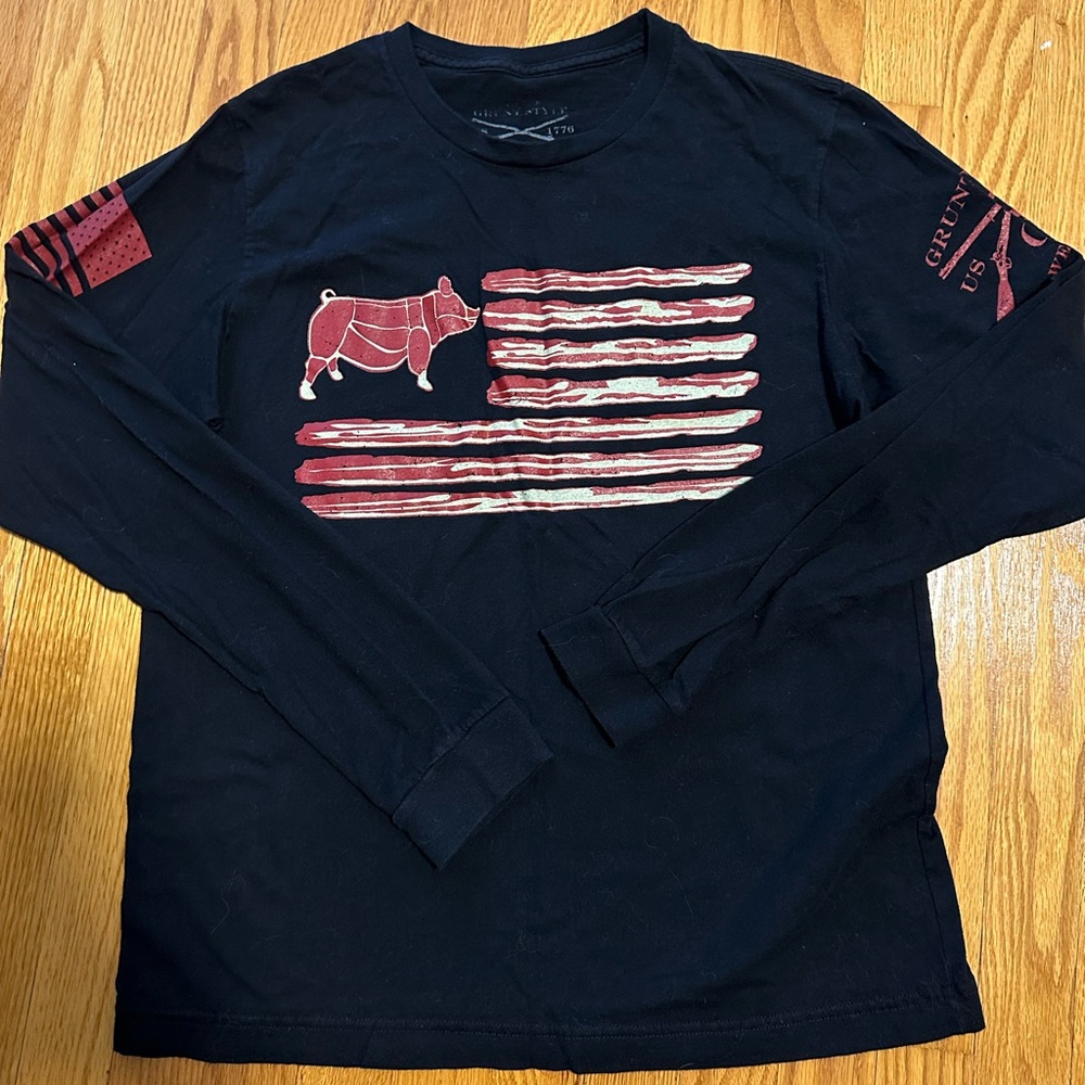 Grunt Style Pig Bacon Long Sleeve Shirt